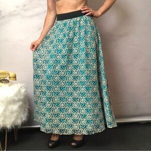LuLaRoe layered lace heavy long skirt